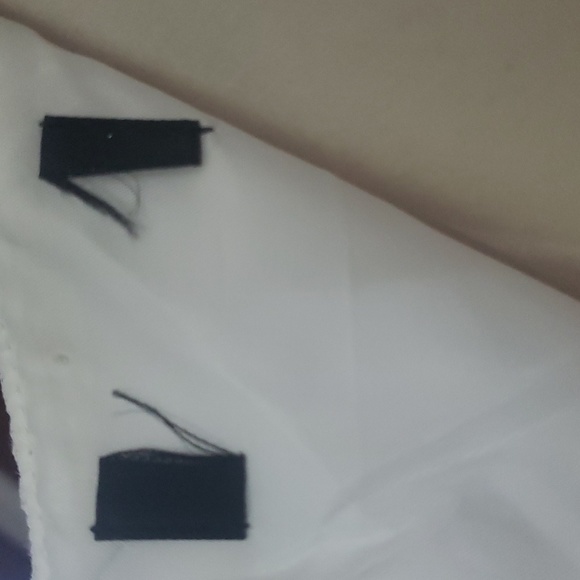 Ivory Sparkly Beaded Plunge Prom Evening Wedding Gown - Picture 8 of 11